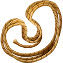 Frayed rope